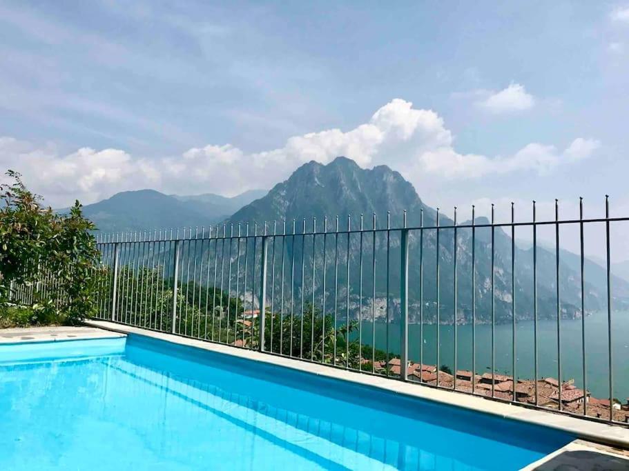 Piccolo Paradiso Vista Lago Con Piscina Privata Riva di Solto Εξωτερικό φωτογραφία